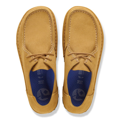 Utti Lace Suede Leather in Color Cork Brown | Birkenstock