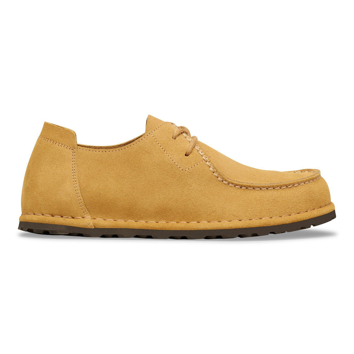 Utti Lace Suede Leather in Color Cork Brown | Birkenstock