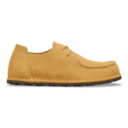 Utti Lace Suede Leather in Color Cork Brown | Birkenstock