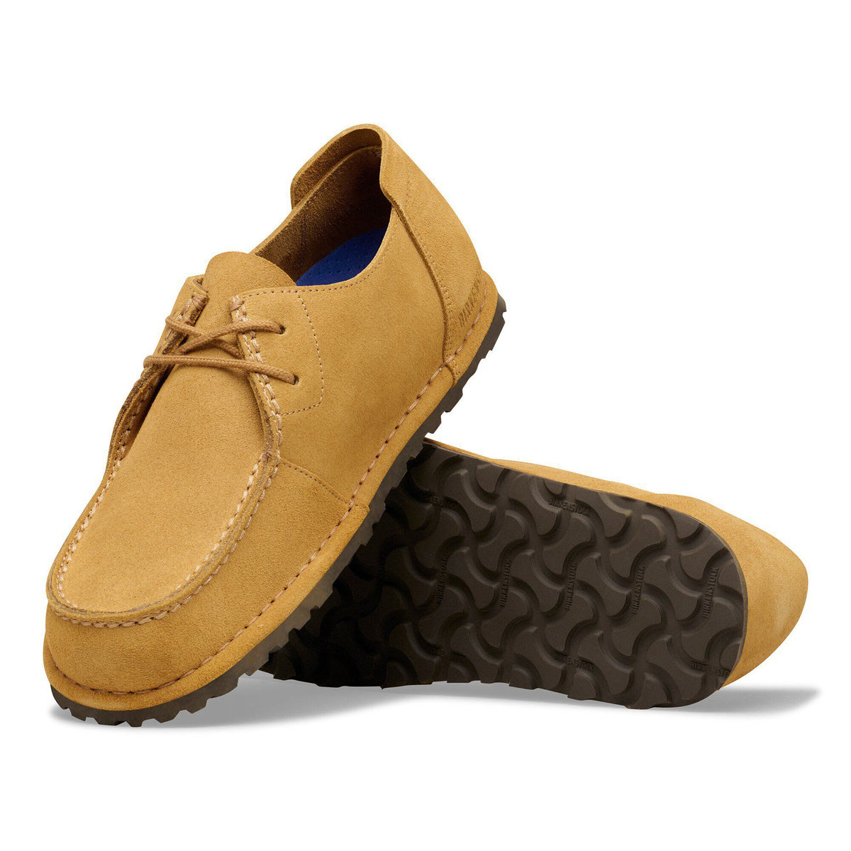 Utti Lace Suede Leather in Color Cork Brown | Birkenstock