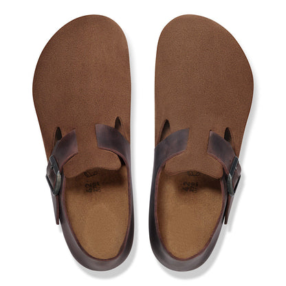 London Mixed Leather in Color Dark Tea | Birkenstock