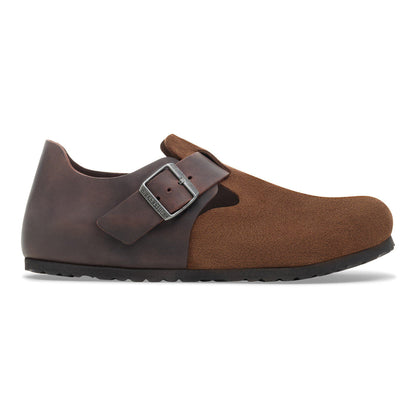 London Mixed Leather in Color Dark Tea | Birkenstock