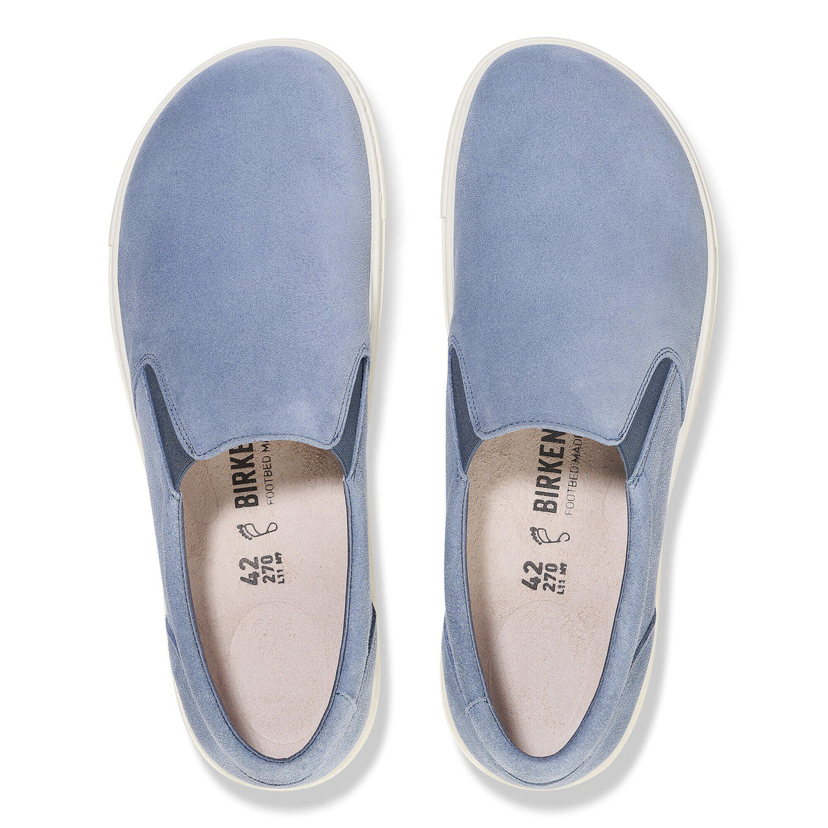 Oswego Suede Leather in Color Elemental Blue | Birkenstock