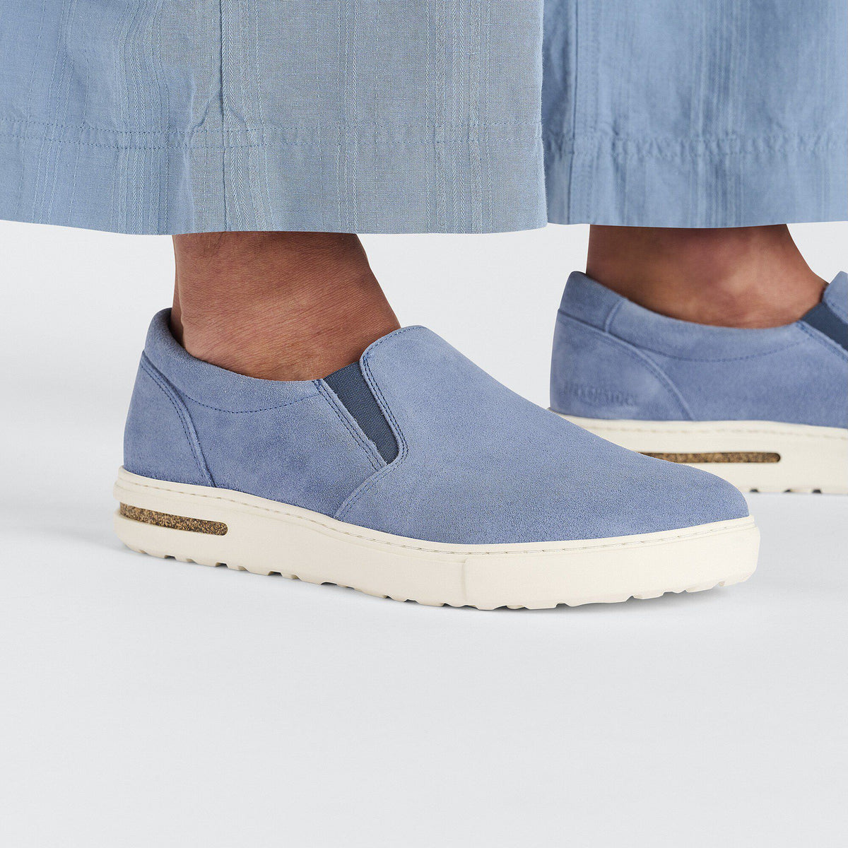 Oswego Suede Leather in Color Elemental Blue | Birkenstock