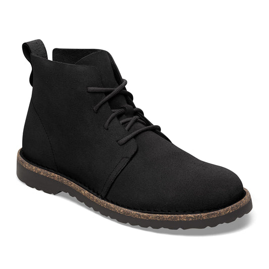 Uppsala Mid Suede Leather in Color Black | Birkenstock
