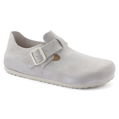 London Suede Leather in Color Antique White | Birkenstock