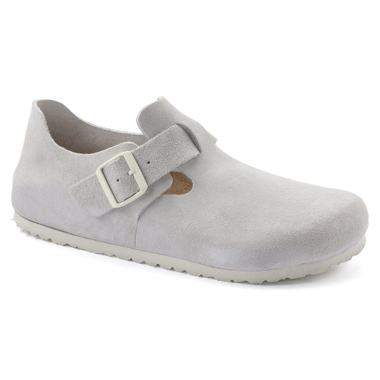 London Suede Leather in Color Antique White | Birkenstock