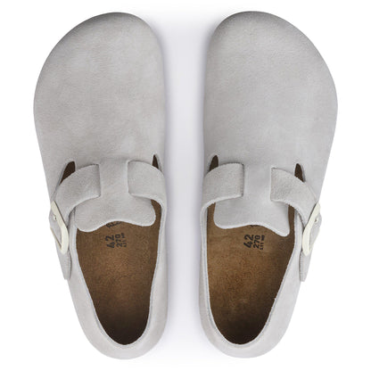 London Suede Leather in Color Antique White | Birkenstock