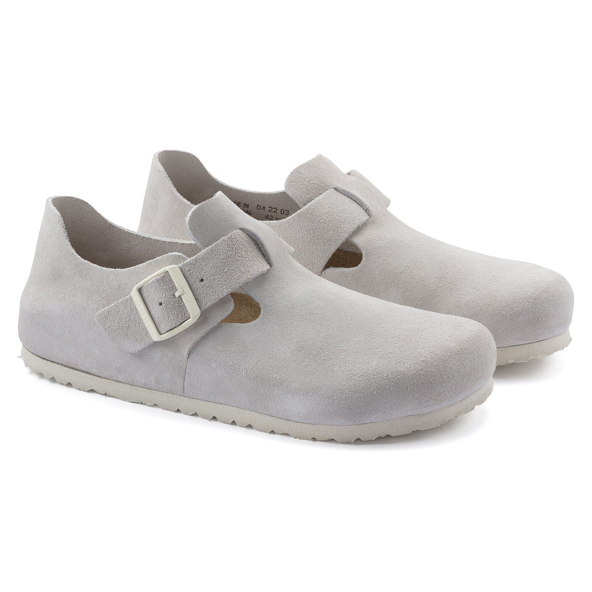 London Suede Leather in Color Antique White | Birkenstock