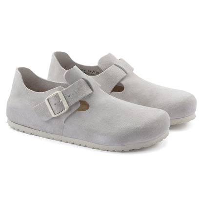 London Suede Leather in Color Antique White | Birkenstock