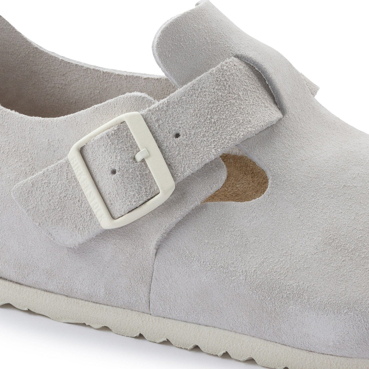 London Suede Leather in Color Antique White | Birkenstock