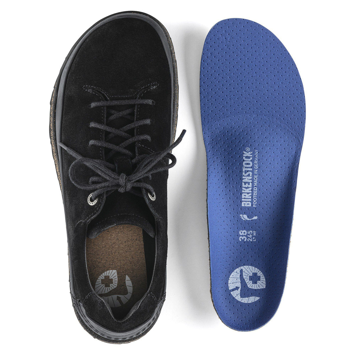 Honnef Low Suede Leather in Color Black | Birkenstock