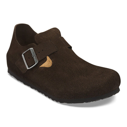 London Suede Leather in Color Mocha | Birkenstock