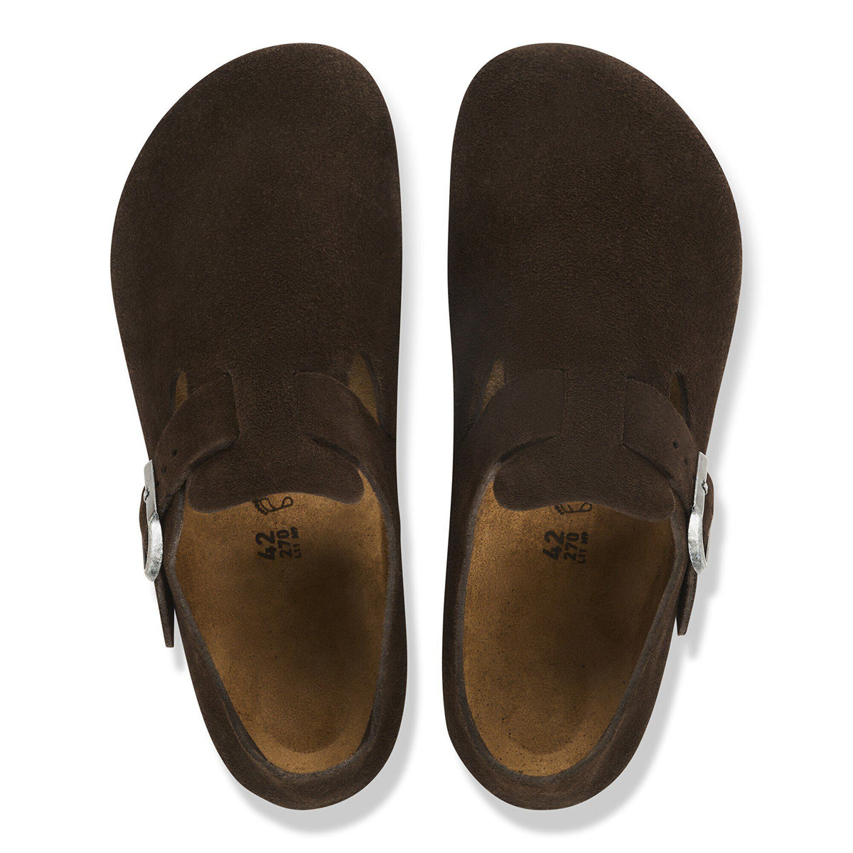 London Suede Leather in Color Mocha | Birkenstock