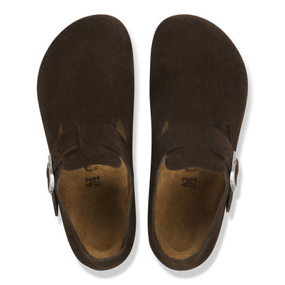 London Suede Leather in Color Mocha | Birkenstock