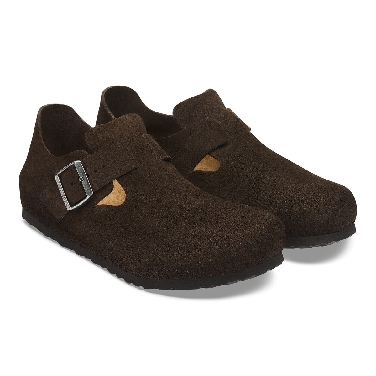 London Suede Leather in Color Mocha | Birkenstock