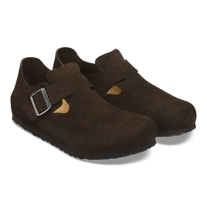 London Suede Leather in Color Mocha | Birkenstock