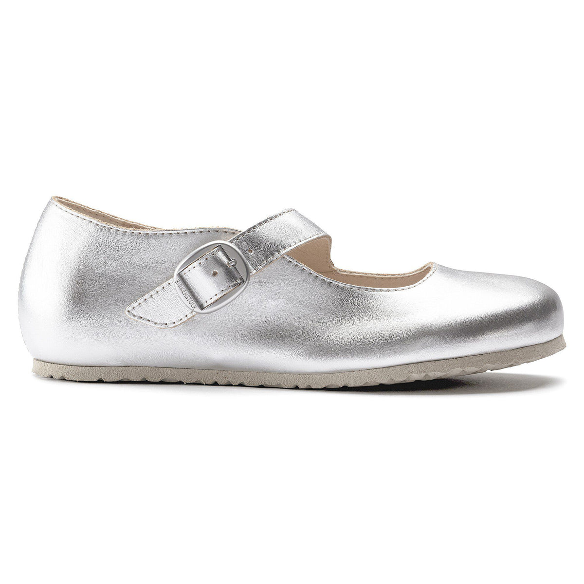 Tracy Leather in Color Silver | Birkenstock