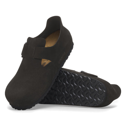 London Suede Leather in Color Black | Birkenstock