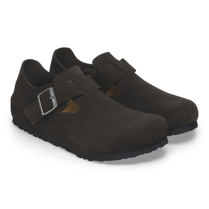 London Suede Leather in Color Black | Birkenstock