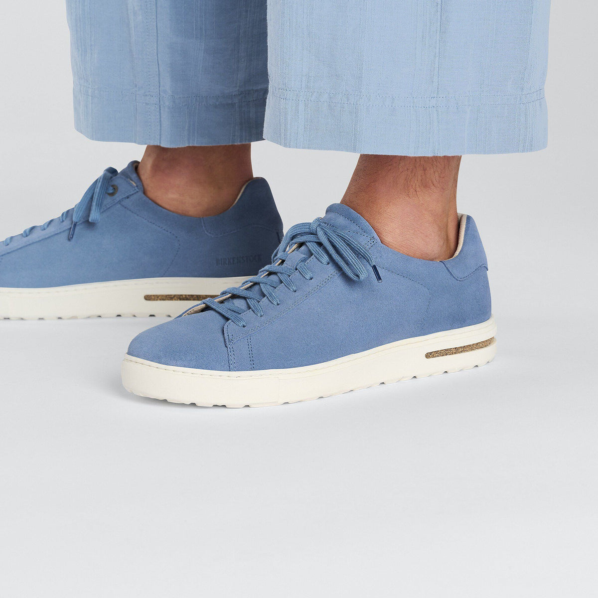 Bend Low Suede Leather in Color Elemental Blue | Birkenstock