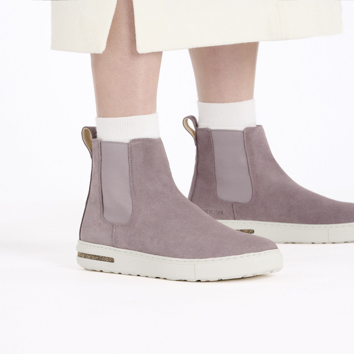Bend Chelsea Suede Leather in Color Faded Purple | Birkenstock