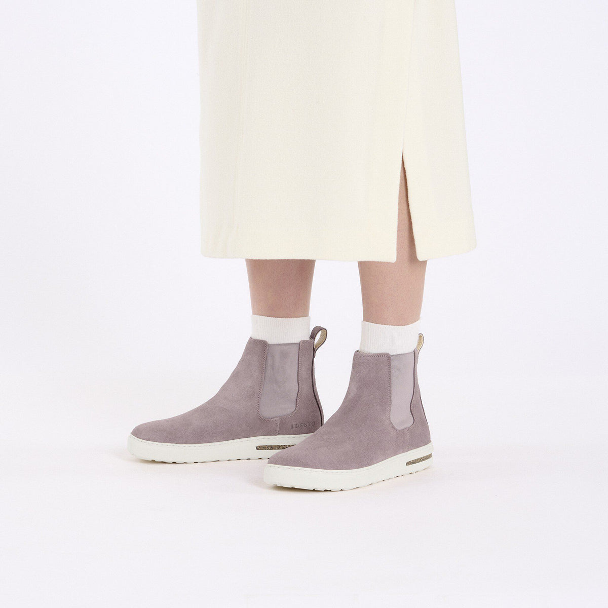 Bend Chelsea Suede Leather in Color Faded Purple | Birkenstock