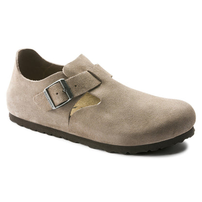 London Suede Leather in Color Taupe | Birkenstock