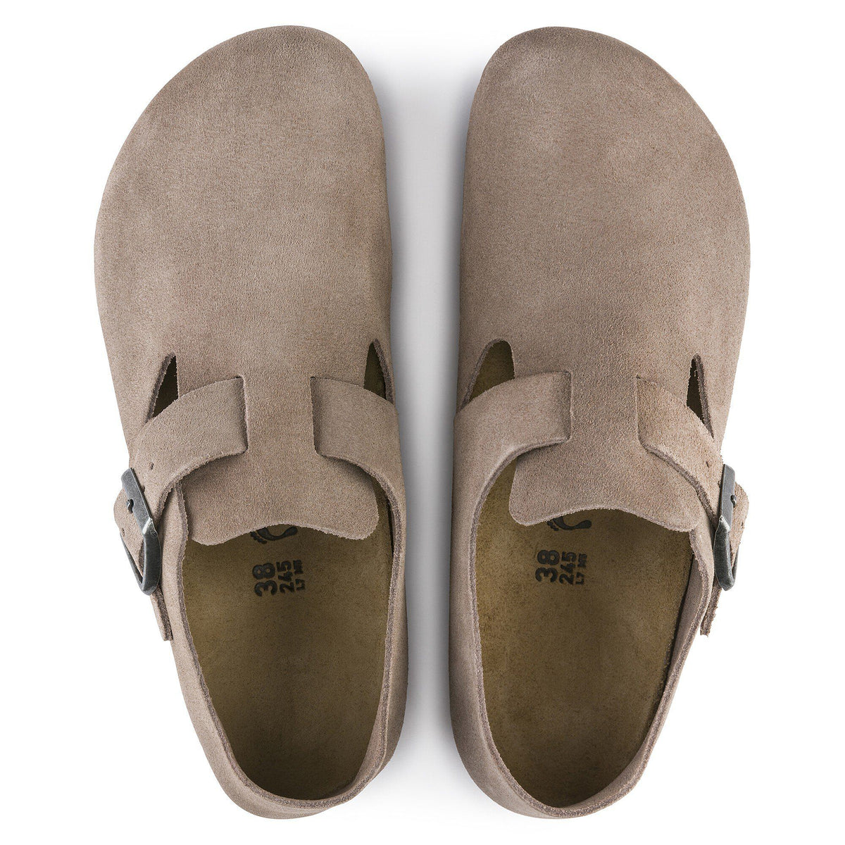 London Suede Leather in Color Taupe | Birkenstock
