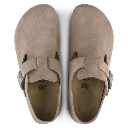 London Suede Leather in Color Taupe | Birkenstock