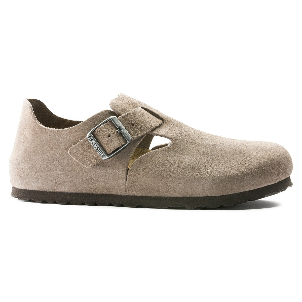 London Suede Leather in Color Taupe | Birkenstock