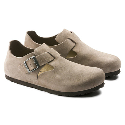 London Suede Leather in Color Taupe | Birkenstock