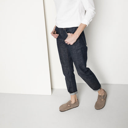 London Suede Leather in Color Taupe | Birkenstock