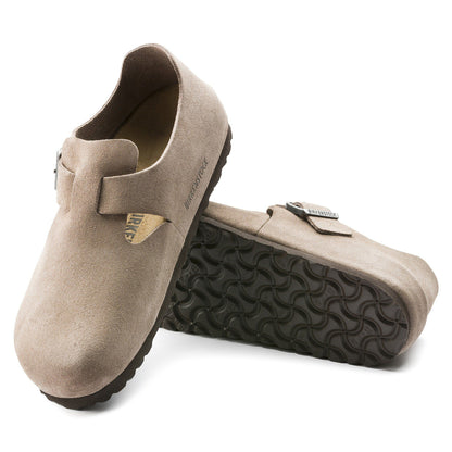 London Suede Leather in Color Taupe | Birkenstock