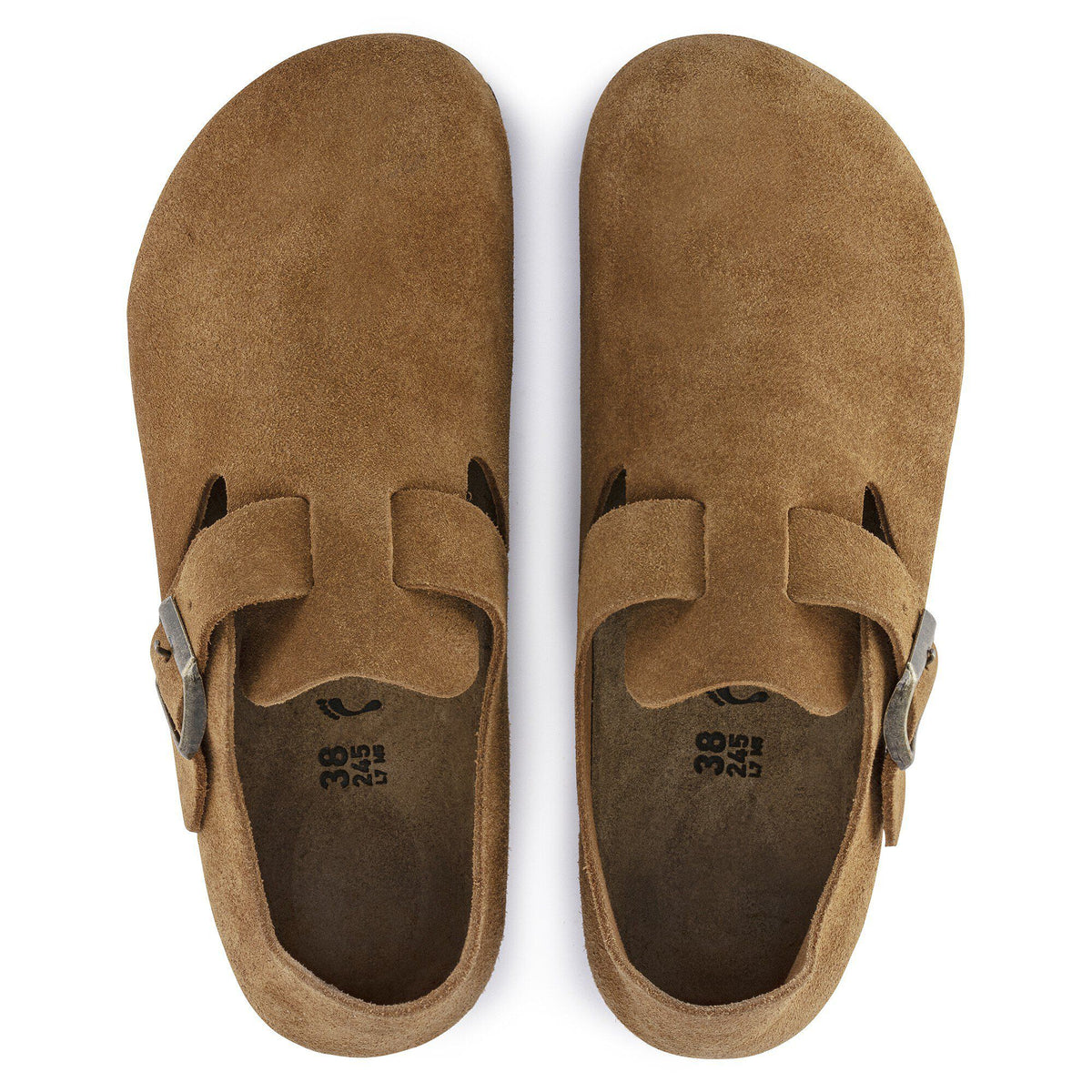 London Suede Leather in Color Mink | Birkenstock