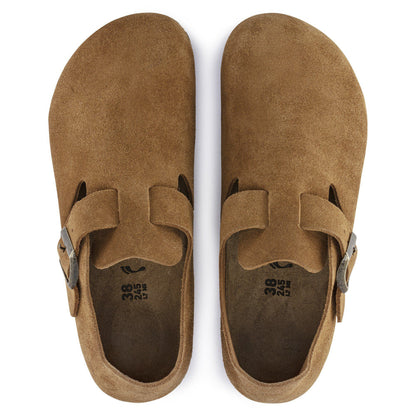 London Suede Leather in Color Mink | Birkenstock