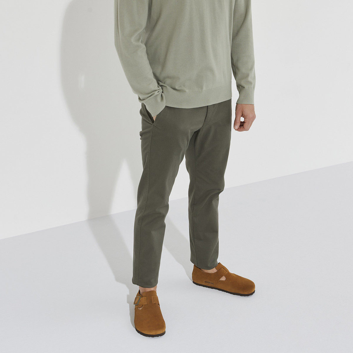 London Suede Leather in Color Mink | Birkenstock