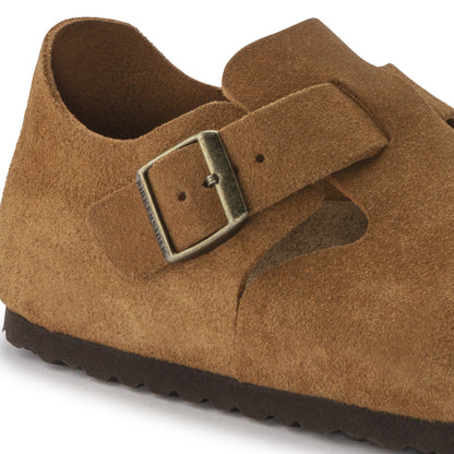 London Suede Leather in Color Mink | Birkenstock