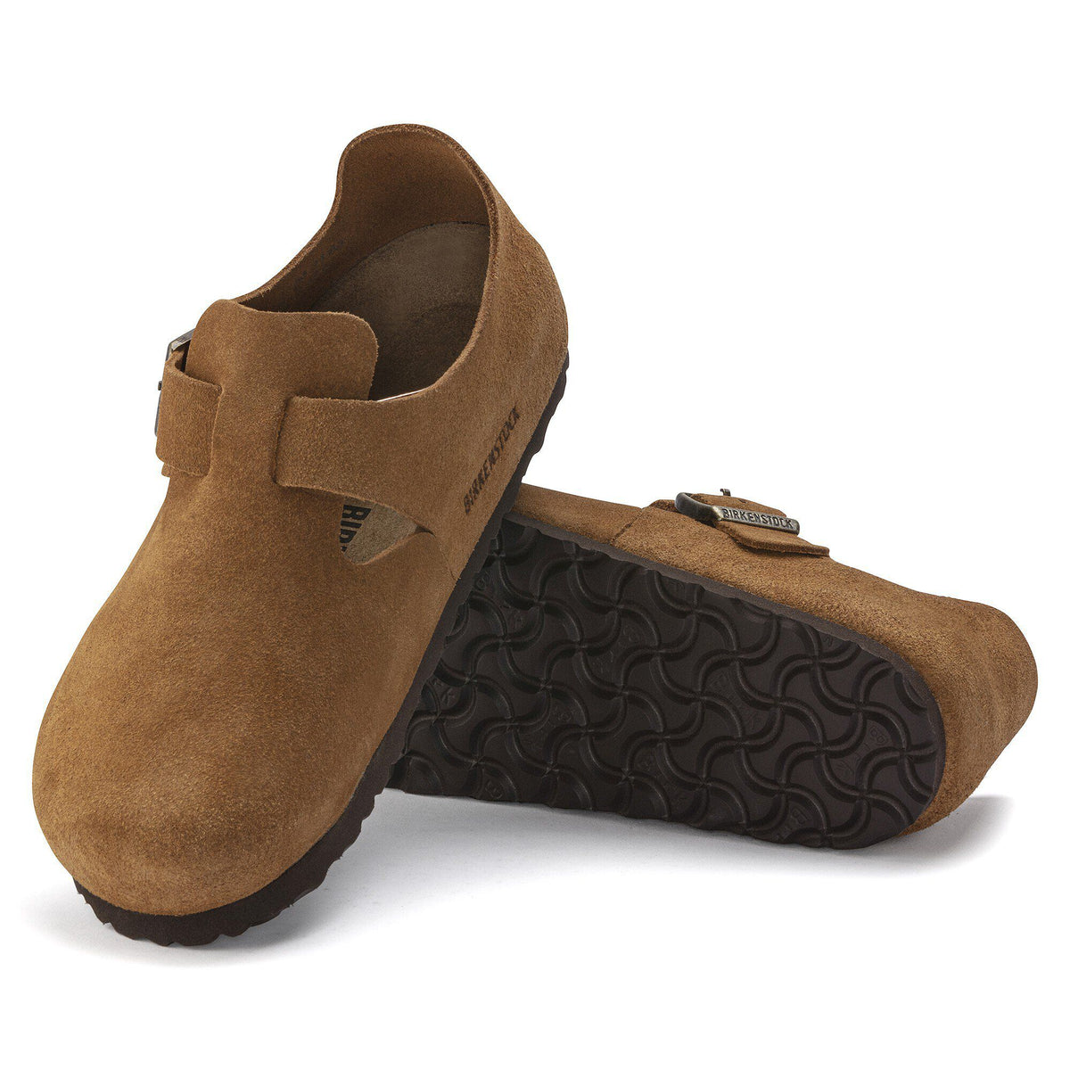London Suede Leather in Color Mink | Birkenstock