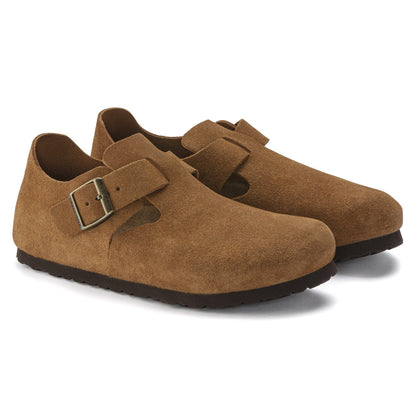 London Suede Leather in Color Mink | Birkenstock