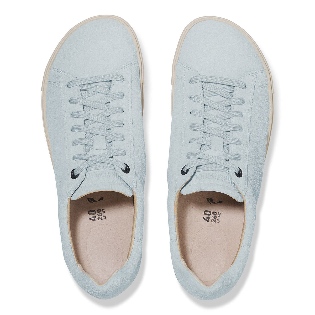 Bend Low Suede Leather in Color Baby Blue | Birkenstock
