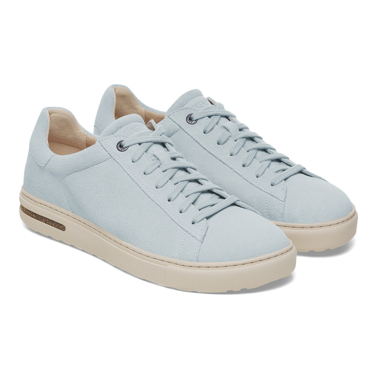 Bend Low Suede Leather in Color Baby Blue | Birkenstock