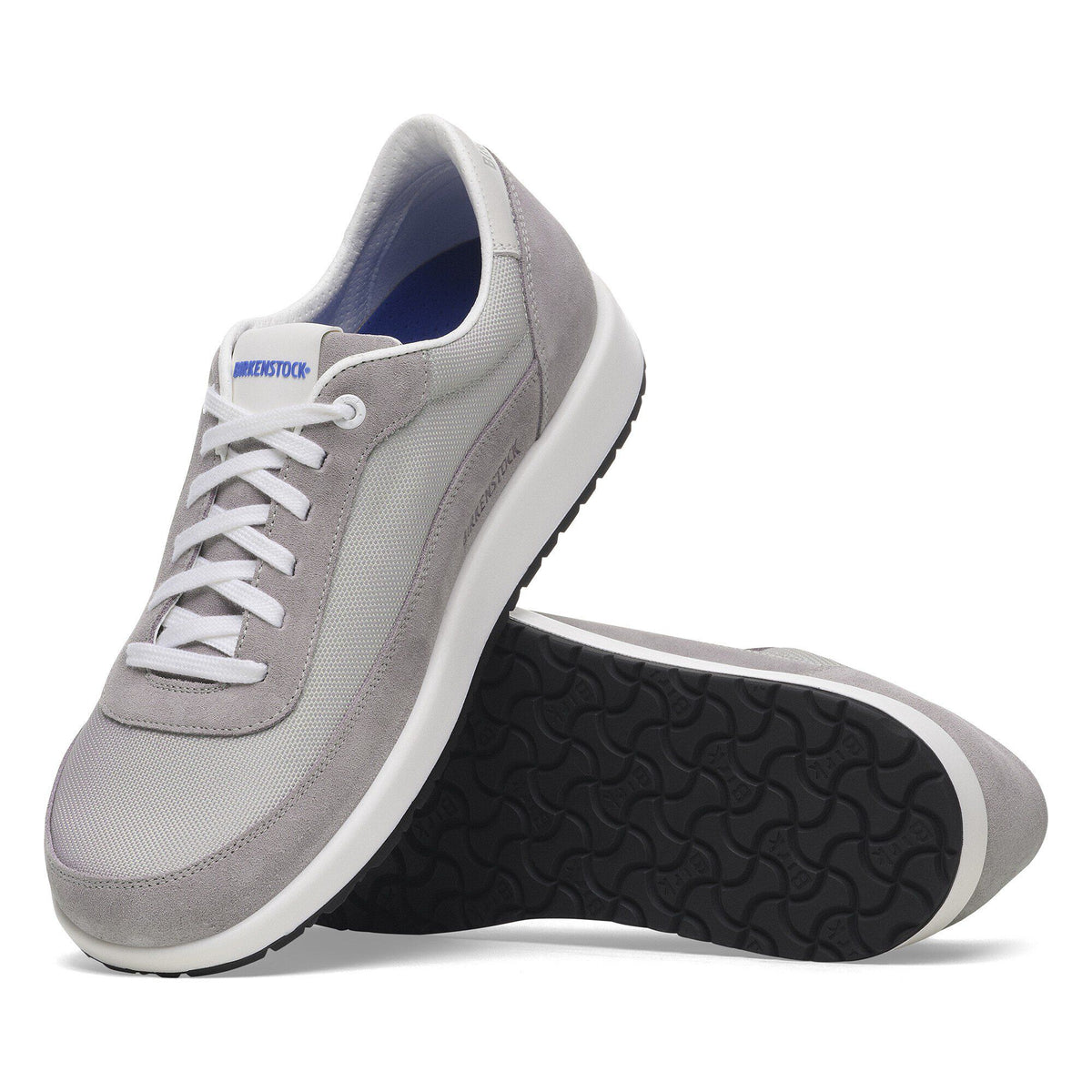 Honnef City Leather-Textile in Color Whale Gray / Stone Coin | Birkenstock