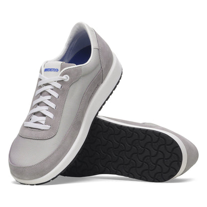 Honnef City Leather-Textile in Color Whale Gray / Stone Coin | Birkenstock