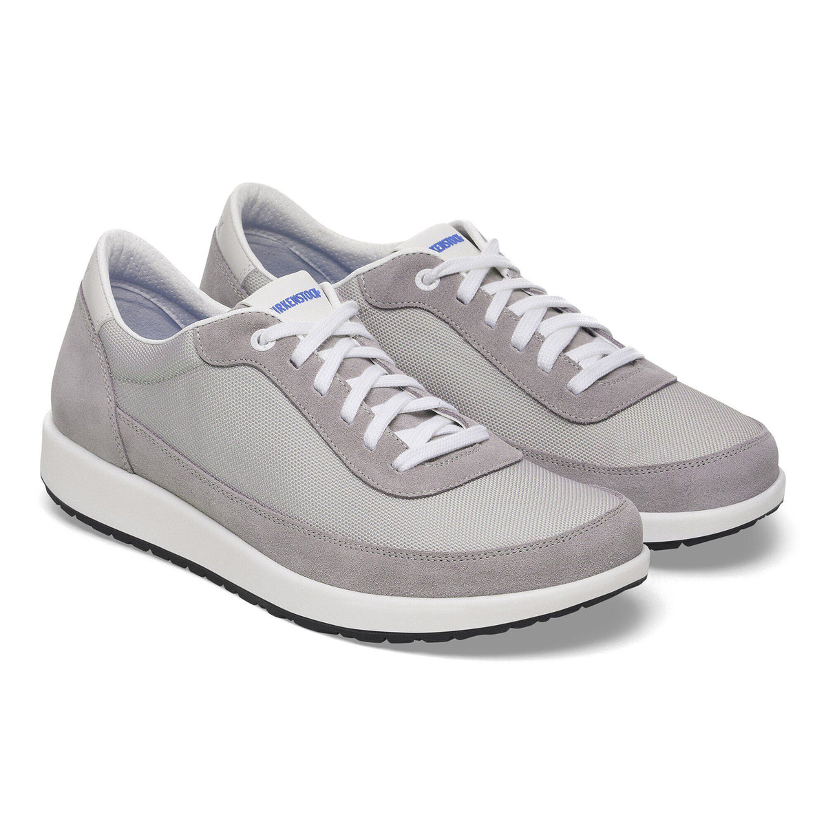 Honnef City Leather-Textile in Color Whale Gray / Stone Coin | Birkenstock
