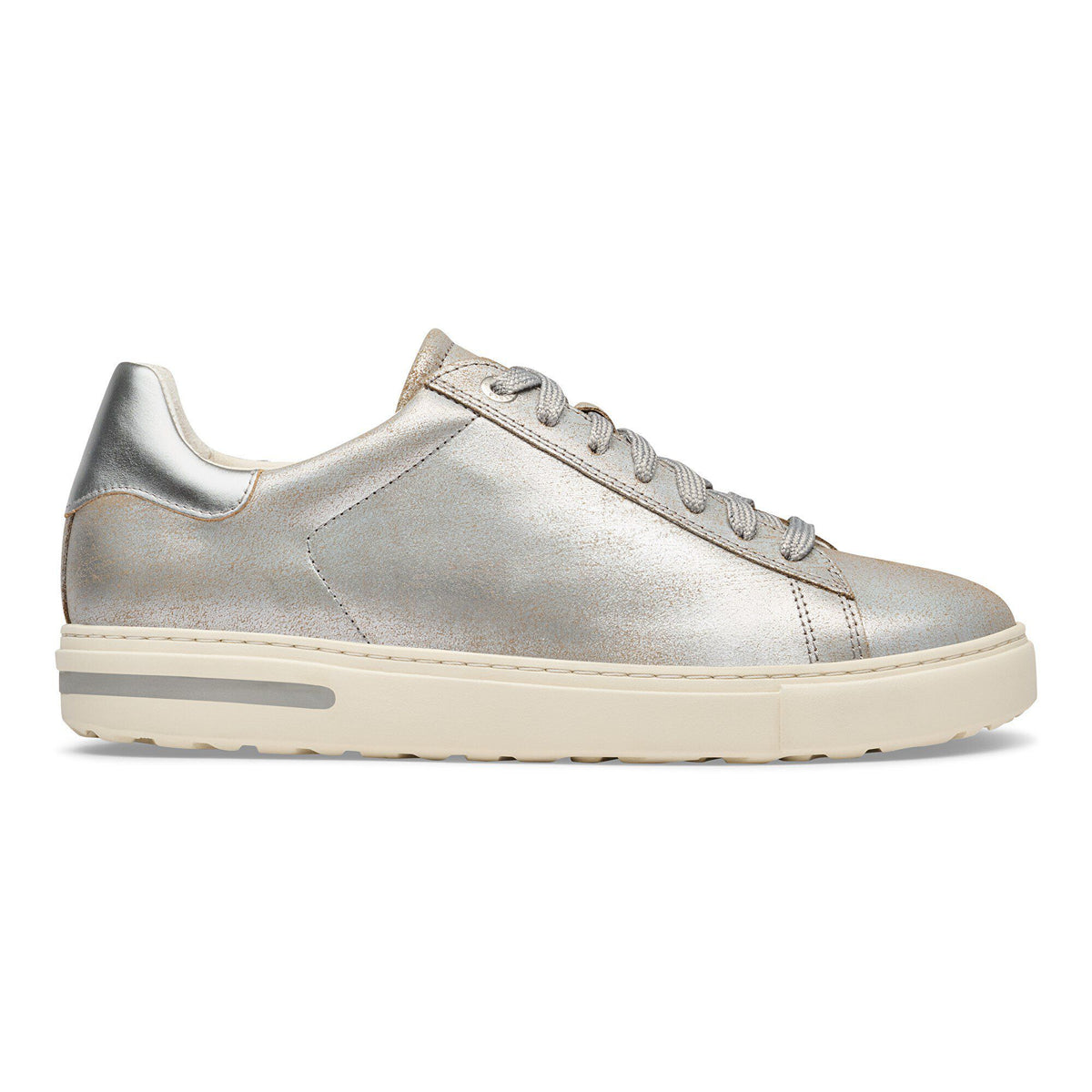 Bend Low Leather in Color Washed Metallic Silver | Birkenstock