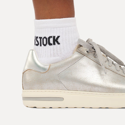 Bend Low Leather in Color Washed Metallic Silver | Birkenstock