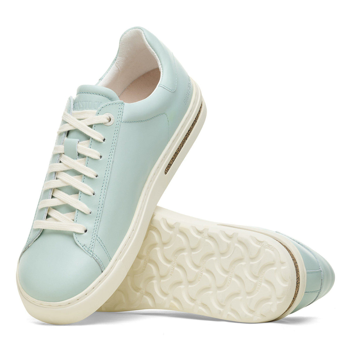 Bend Low Leather in Color Surf Green | Birkenstock