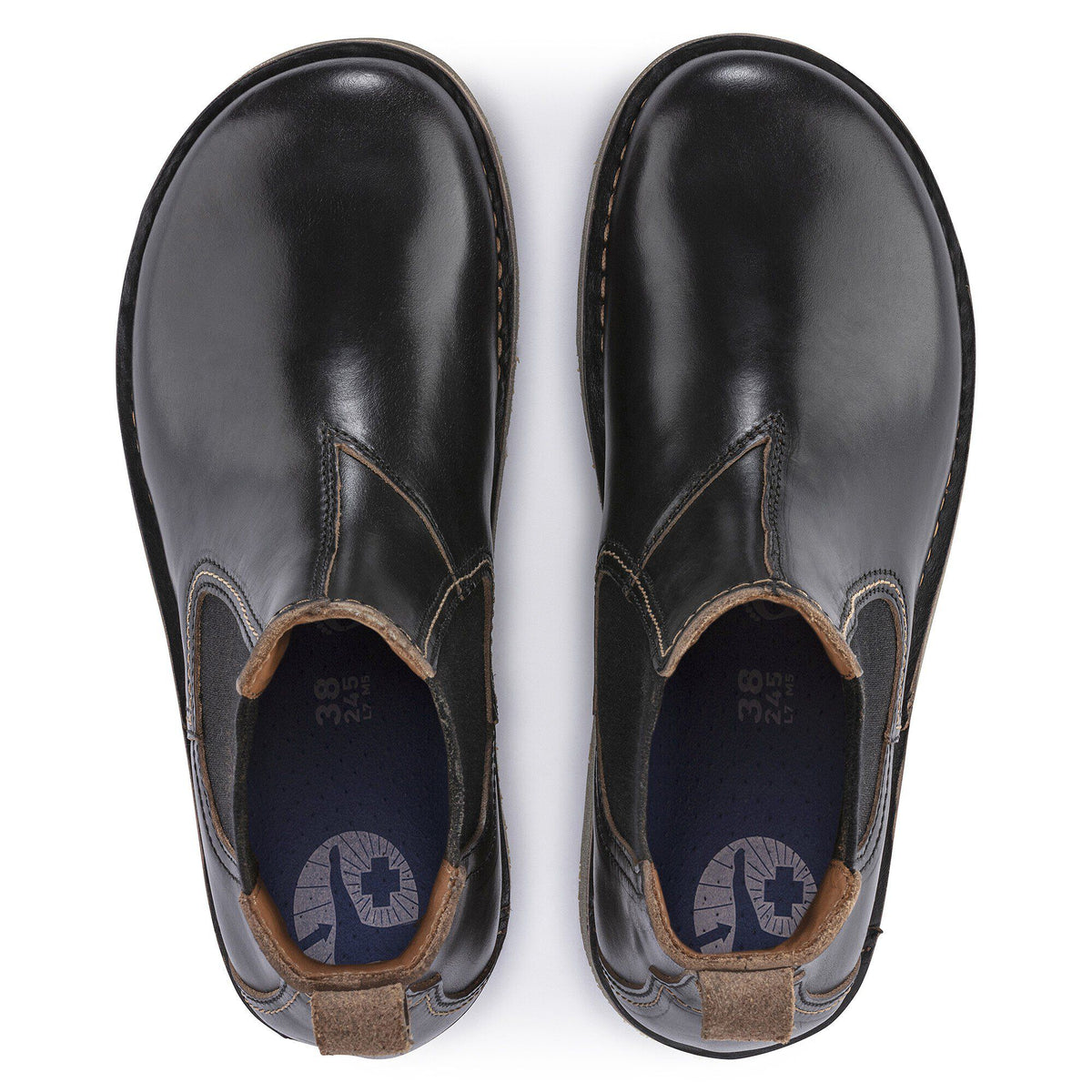 Birmingham Slip On Men Oiled Leather in Color Black | Birkenstock