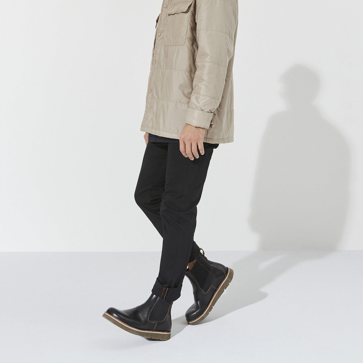 Birmingham Slip On Men Oiled Leather in Color Black | Birkenstock